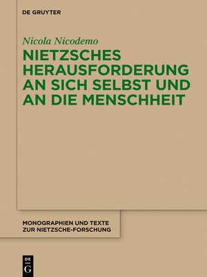 cover image of Nietzsches Herausforderung an sich selbst und an die Menschheit